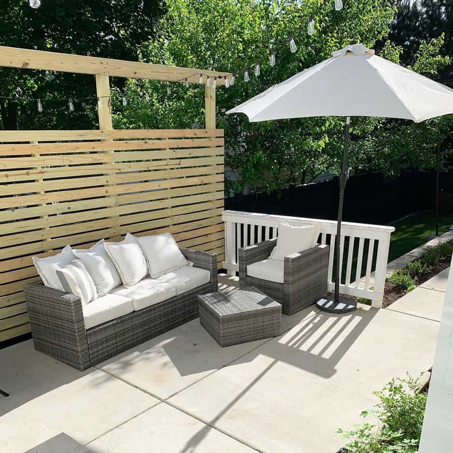 Umbrella Inexpensive Patio Shade Ideas Secondstreetkate