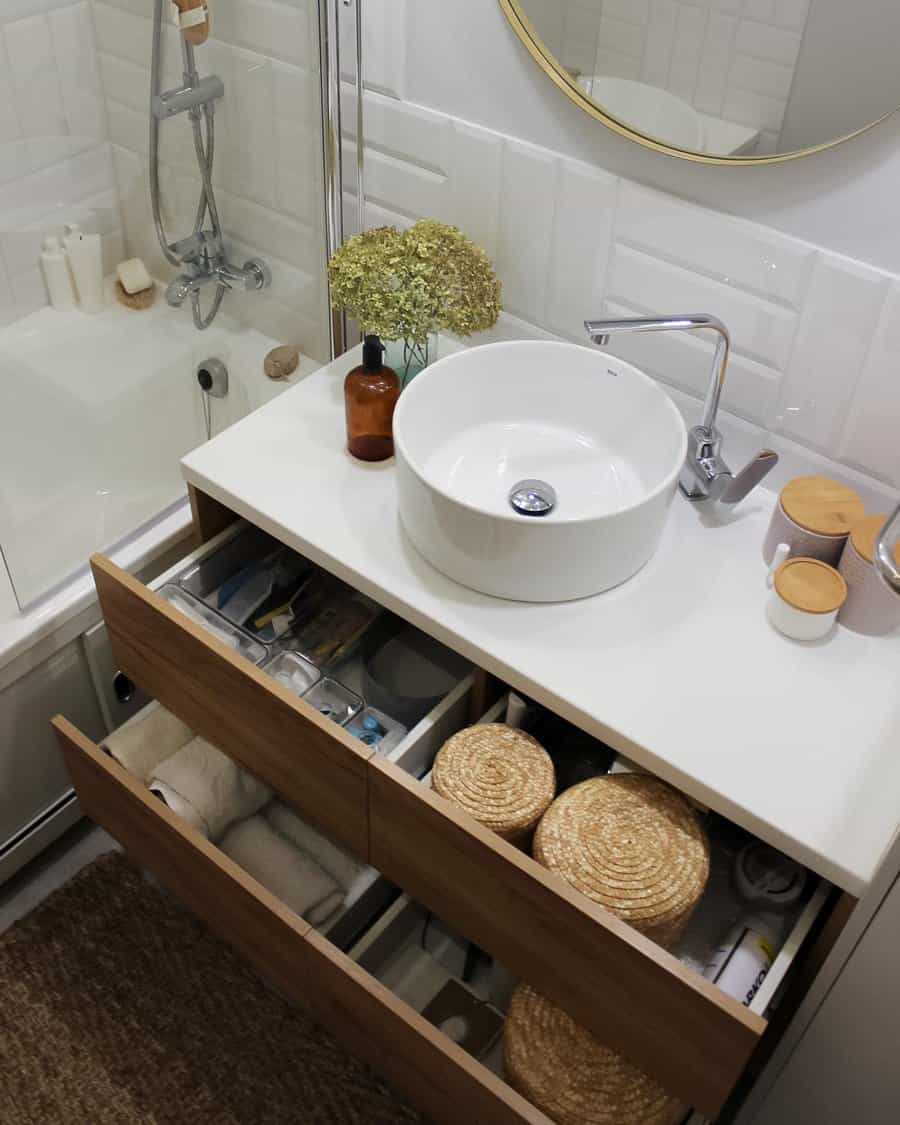 Under Sink Small Bathroom Storage Ideas Kristina Sofka