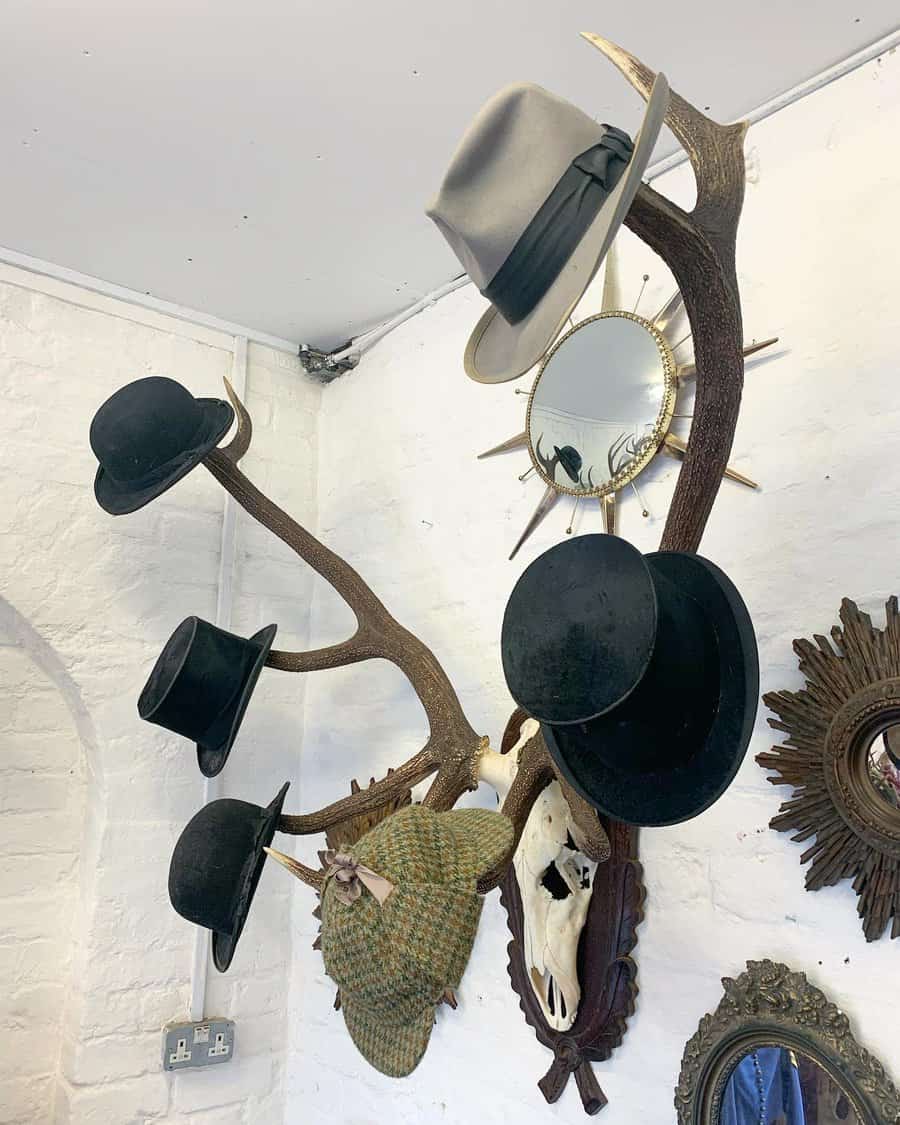 Unique Hat Rack Ideas Th Century Funkin Junk