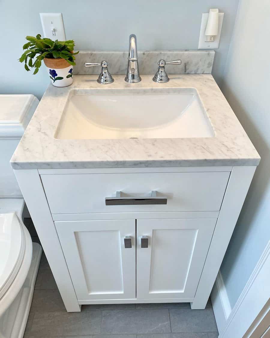 Vanity Small Bathroom Storage Ideas Waynehymerinc