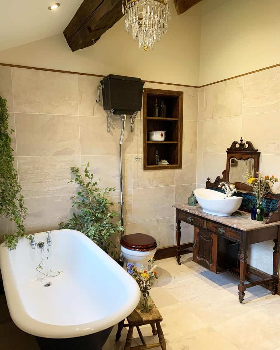 Vintage Master Bathroom Ideas Renovatethishouselovethishouse