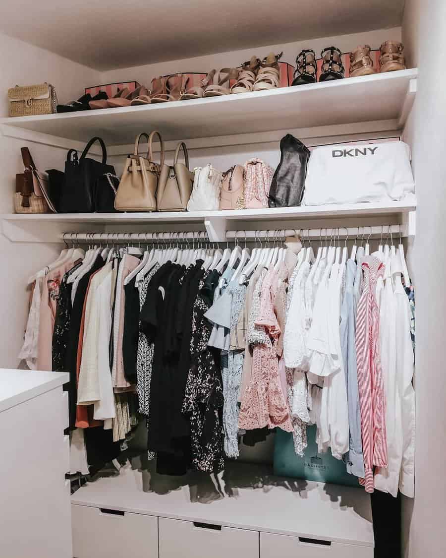 Walk In Small Closet Ideas Annlouisesophie