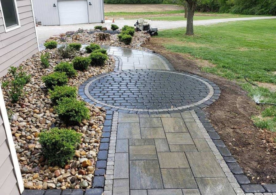 Walkway Hardscaping Ideas Sonnenberglandscaping