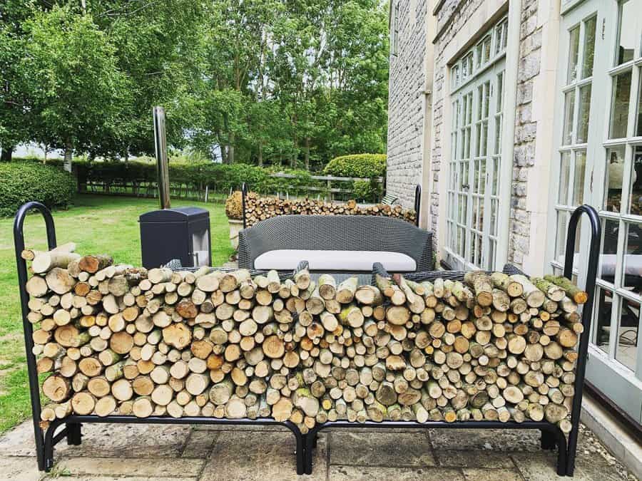 Wall Firewood Storage Ideas Duncan Mitchell