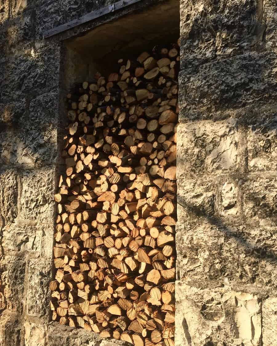 Wall Firewood Storage Ideas Nisrinesnr