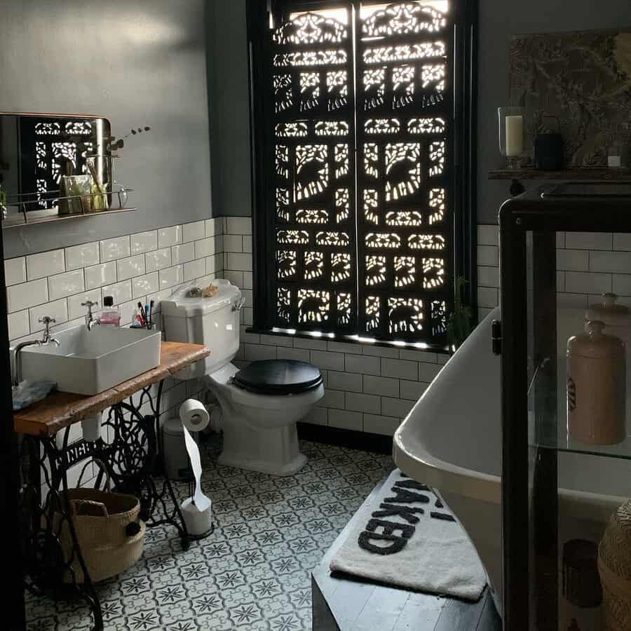 Wall Gray Bathroom Ideas Nomadic Home