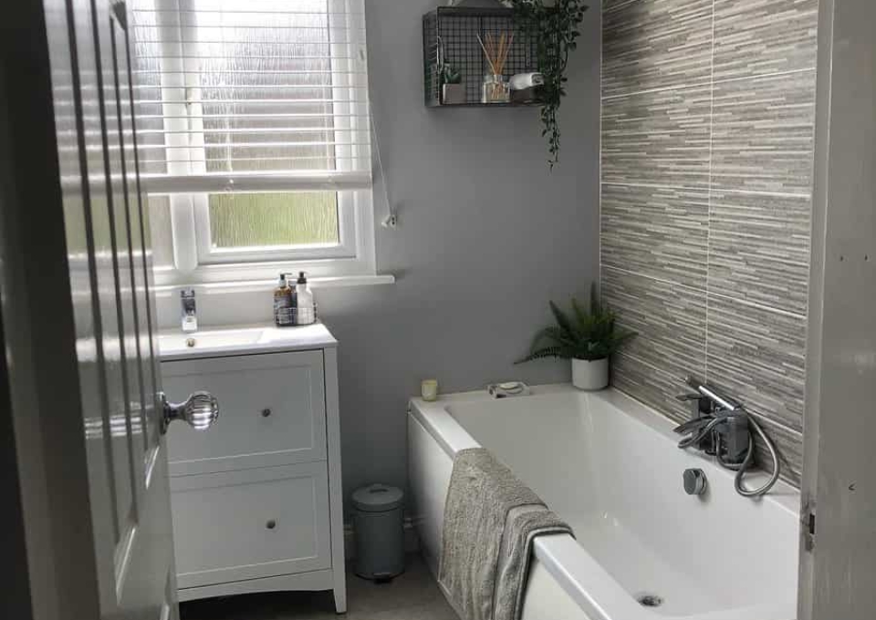 Wall Gray Bathroom Ideas Scottoncottage