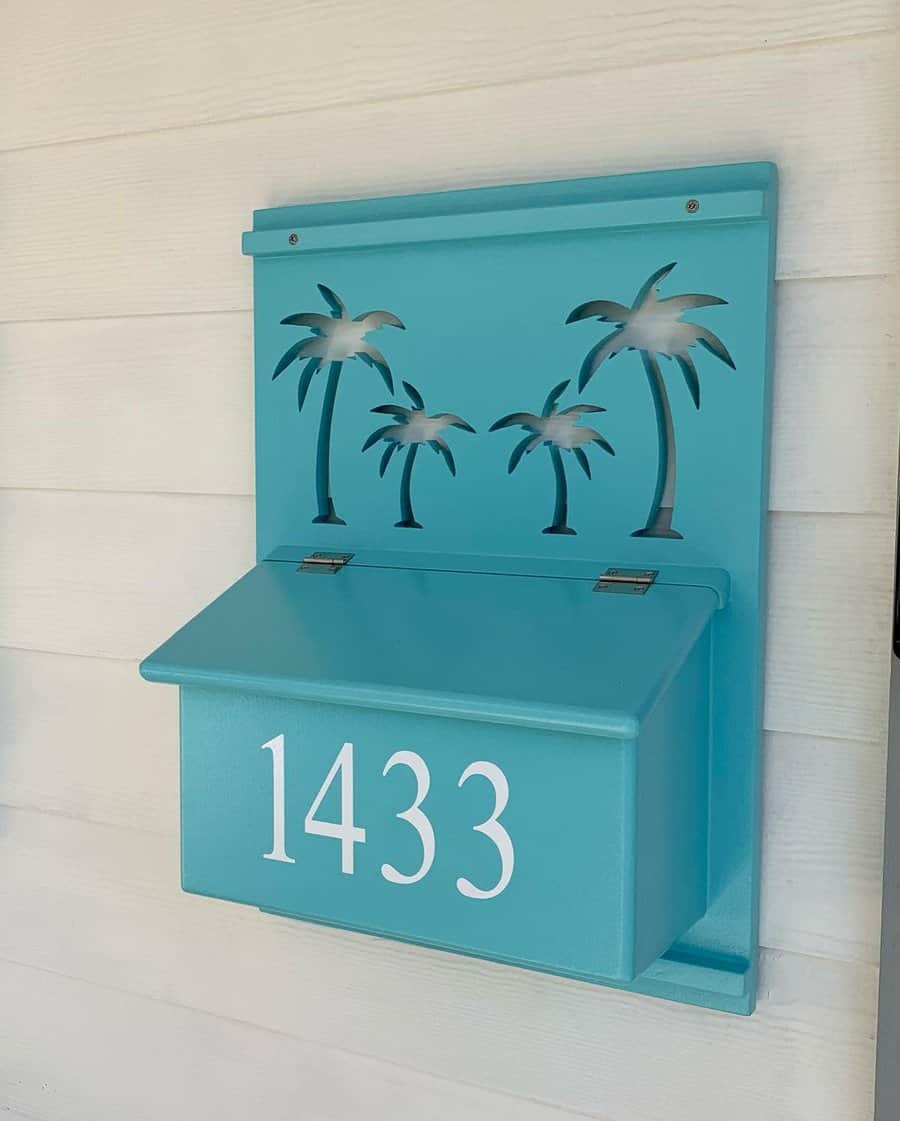 Wall Mounted Mailbox Ideas Dunavantdecor