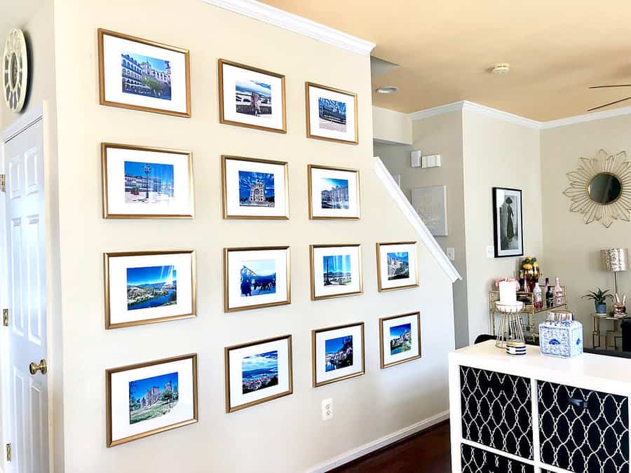 Wall Photo Display Ideas Georginashomedecor