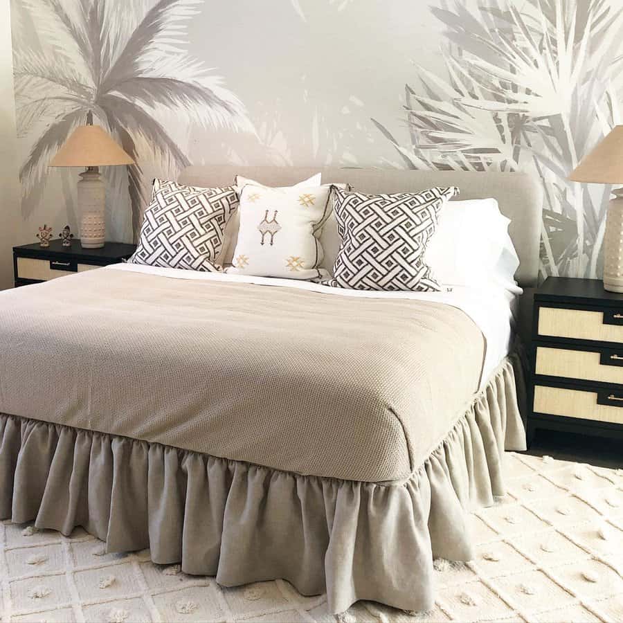 Wall Tropical Bedroom Ideas Elizabethghia