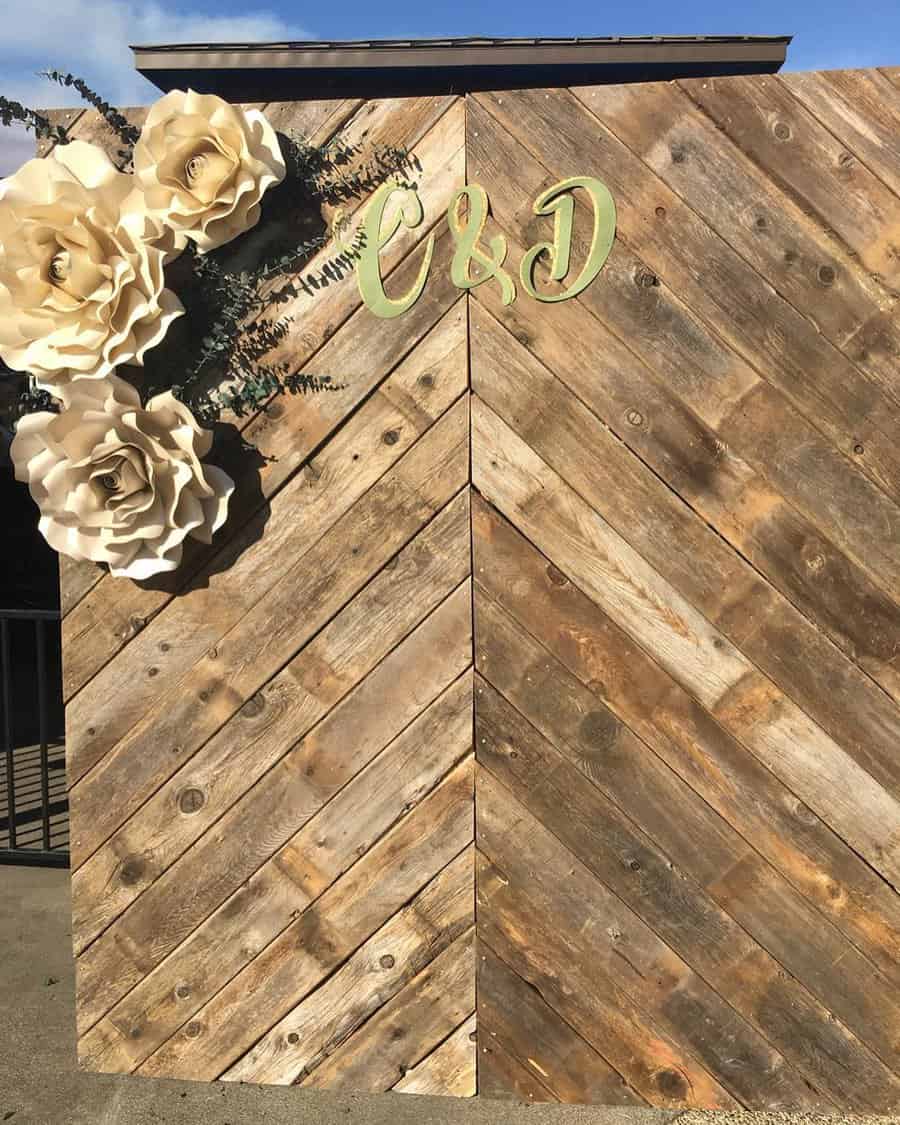 Wedding Pallet Wall Ideas Milan Itzel Handmade