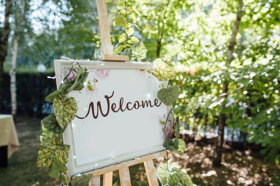 Wedding Welcome Sign Ideas