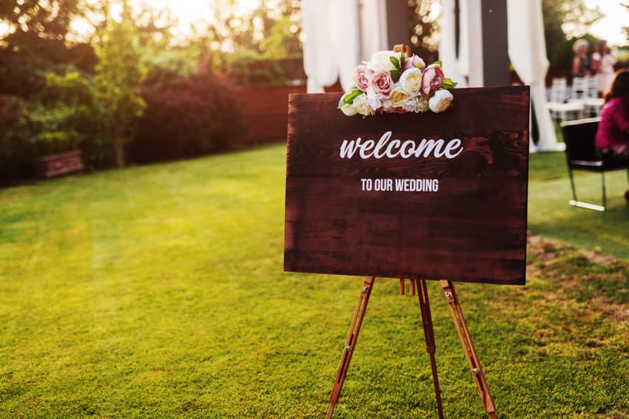 Wedding Welcome Sign Ideas