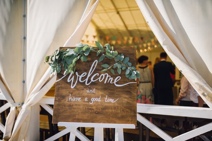 Wedding Welcome Sign Ideas