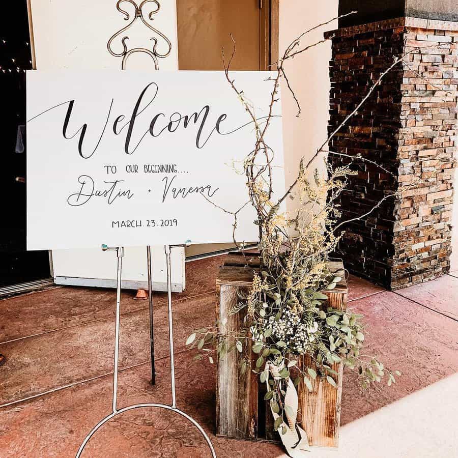 Wedding Welcome Sign Ideas Agapeash