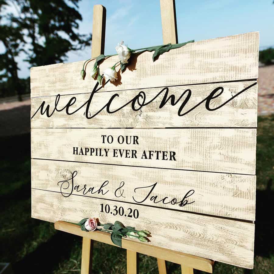 Wedding Welcome Sign Ideas Eloquentimpressions