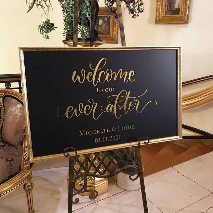 Wedding Welcome Sign Ideas The Lazy Cat Writes