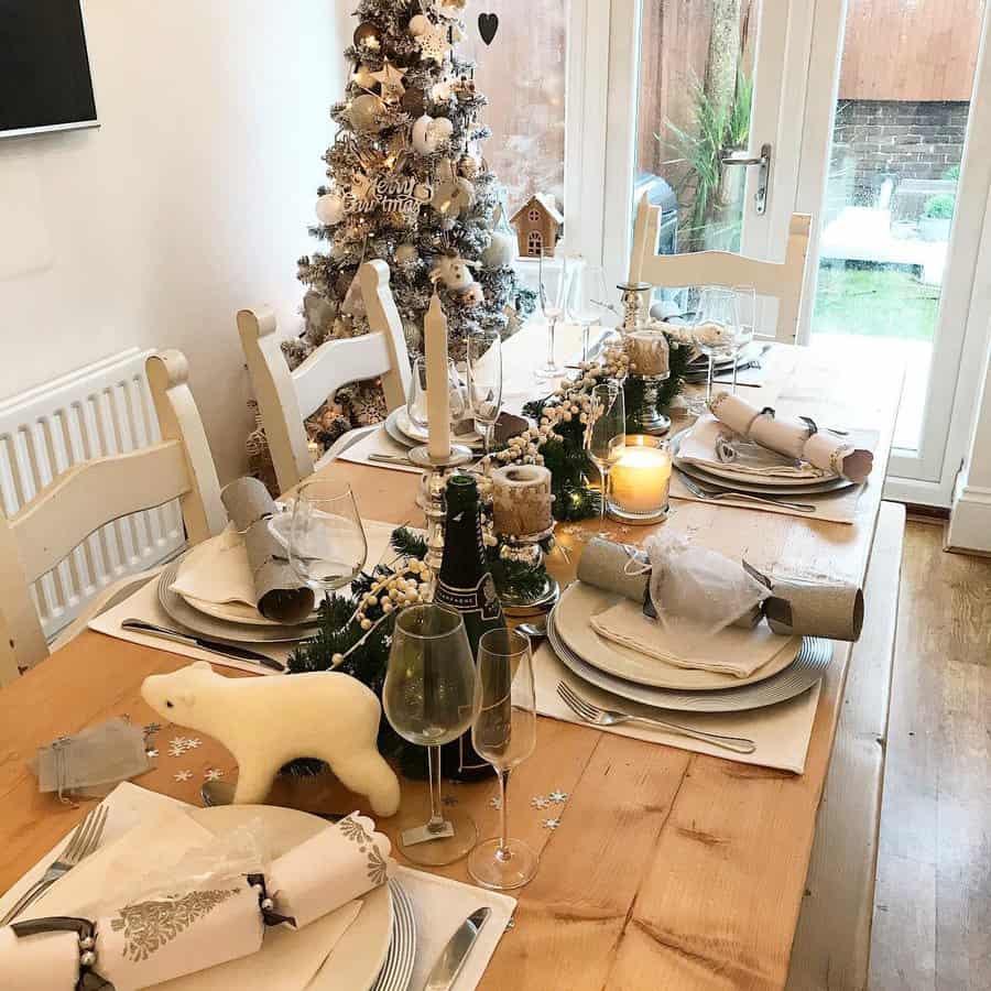 White Christmas Decorating Ideas Huttonhomemaker