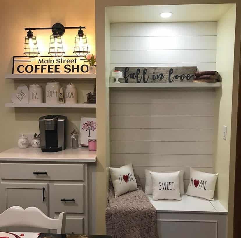 White Coffee Bar Ideas Palletsignsbybonnie