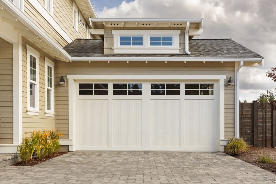 White Garage Door Ideas