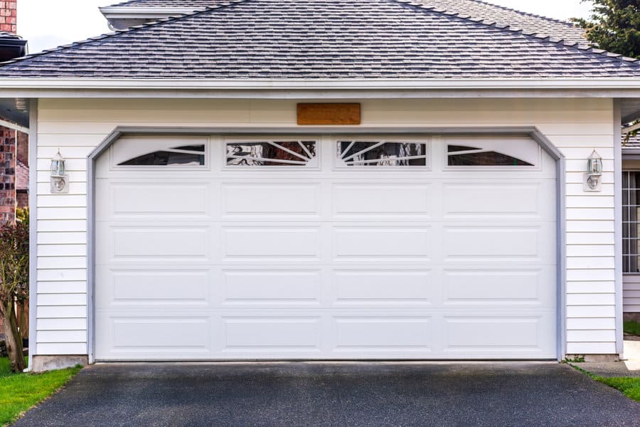 White Garage Door Ideas