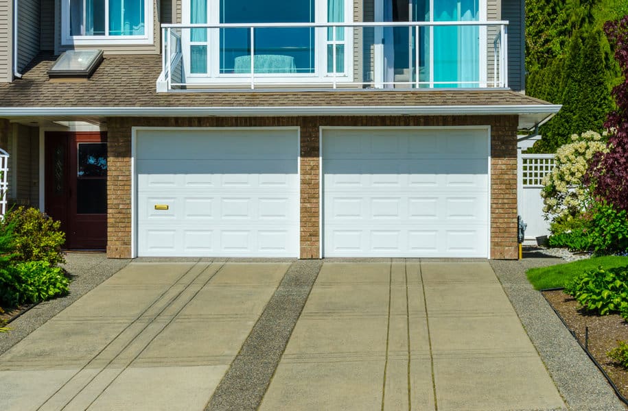 White Garage Door Ideas