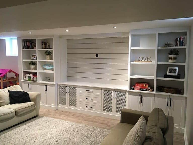 White Living Room Storage Ideas Tdm Thedoormaker