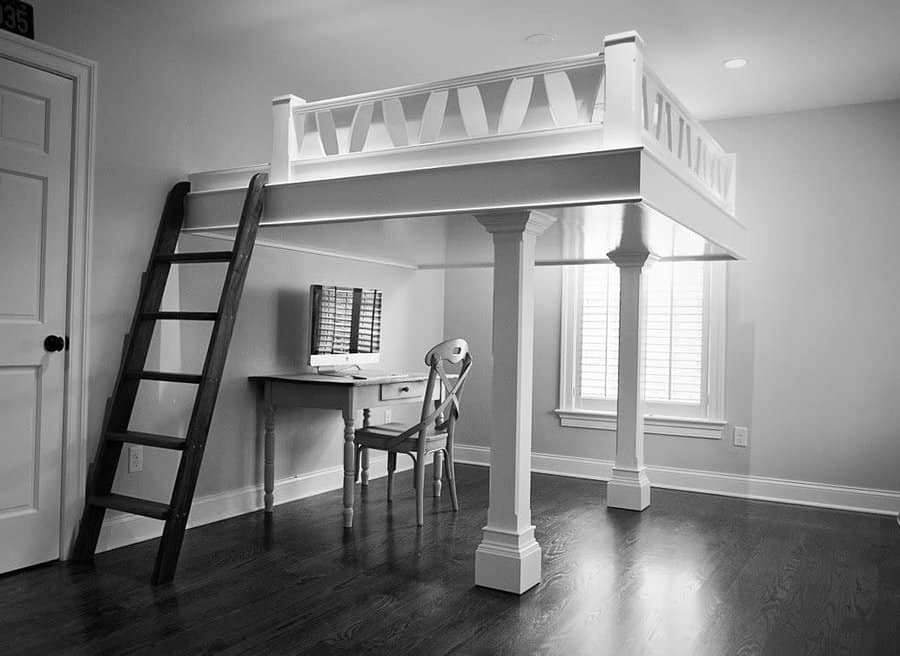 White Loft Bed Ideas Cz Woodworking