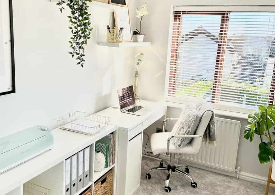 White Modern Home Office Ideas Homereform Im