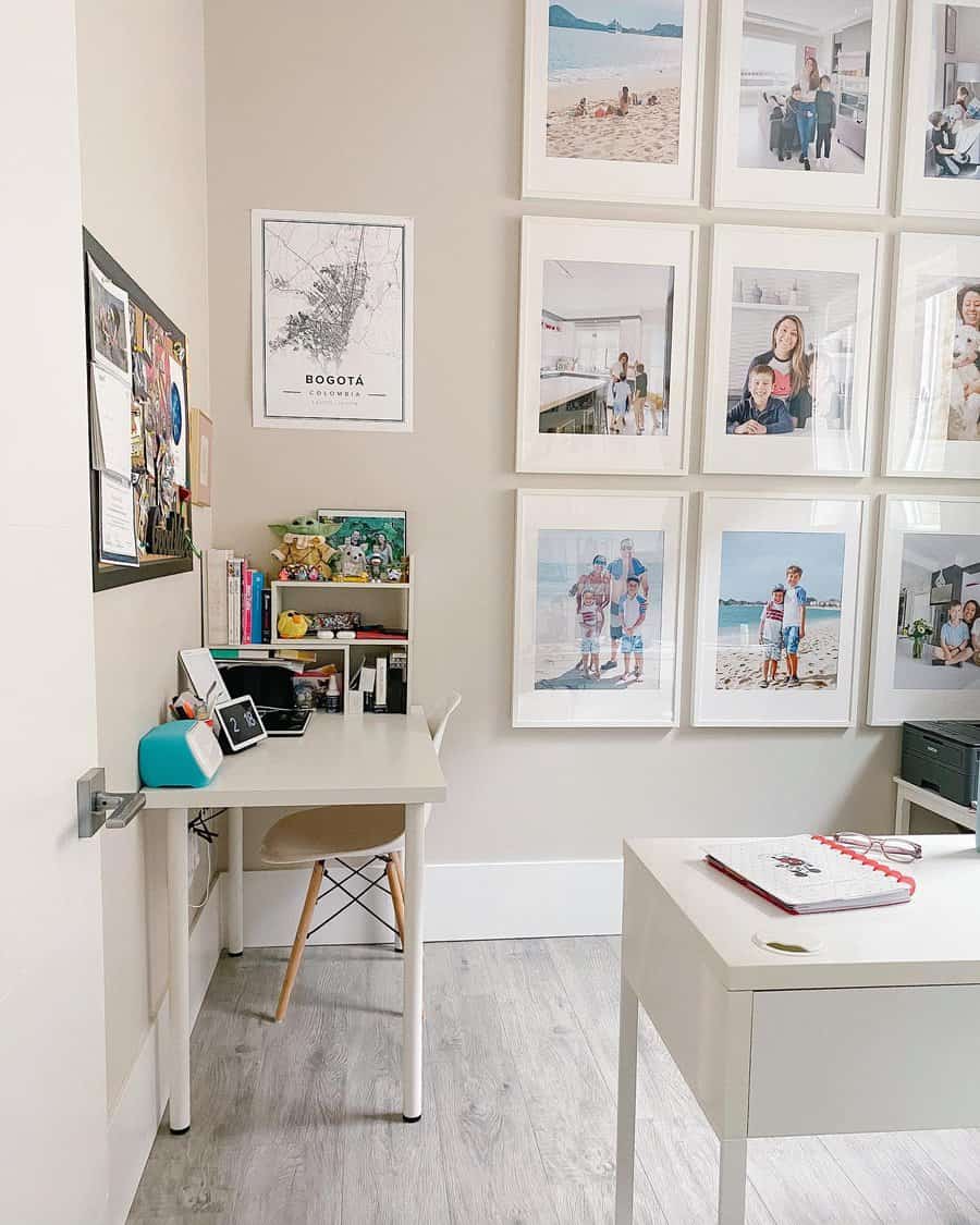 White Modern Home Office Ideas Onesmileymonkey