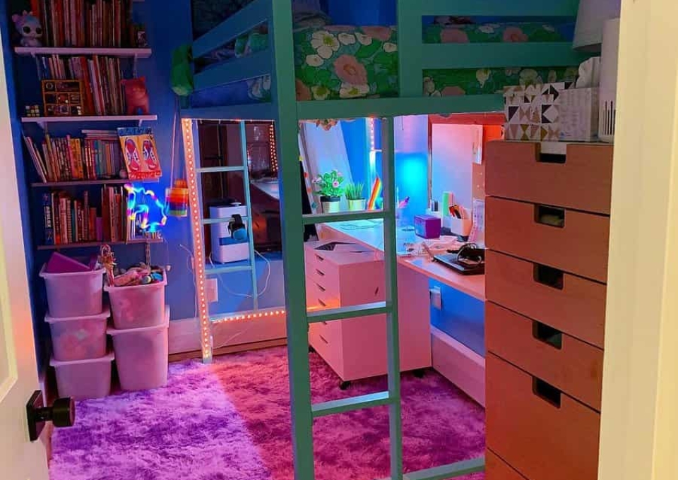 With Desk Loft Bed Ideas Handyandy Nyc