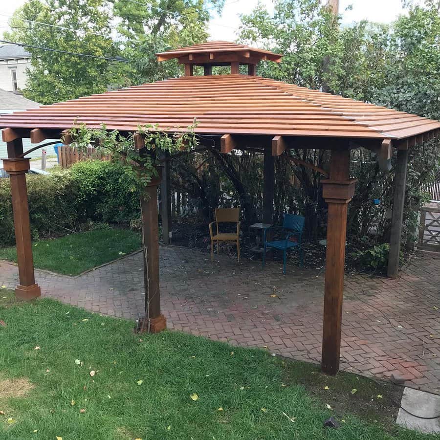 Wood Backyard Pavilions Ideas Kurtameyer