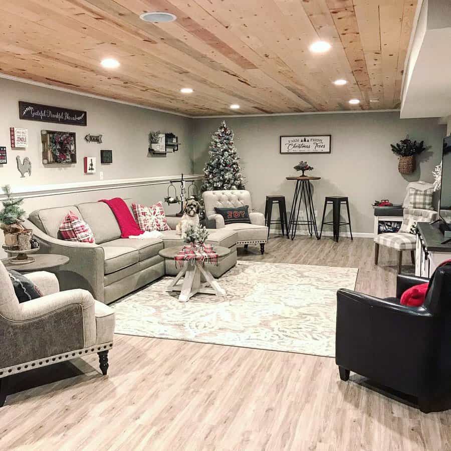 Wood Basement Ceiling Ideas Humbleabode Decor