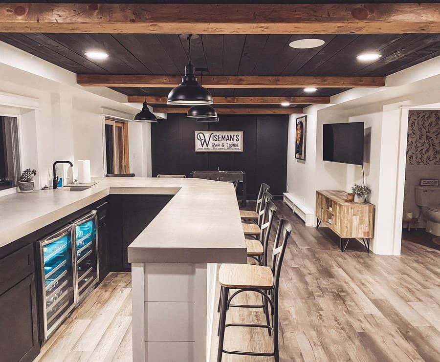 Wood Basement Ceiling Ideas Nnyfarmhouse