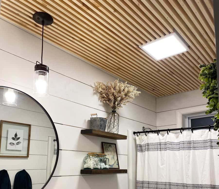 Wood Bathroom Ceiling Ideas Abbbclark Homeee