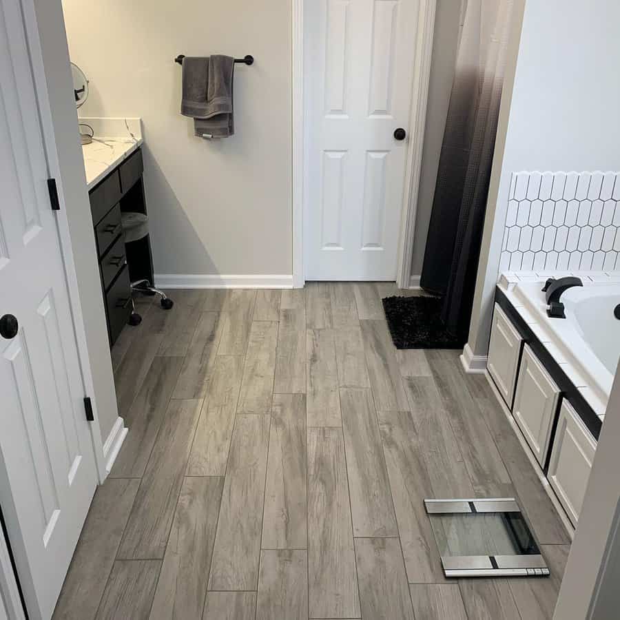 Wood Bathroom Flooring Ideas Nasty Nick Grass