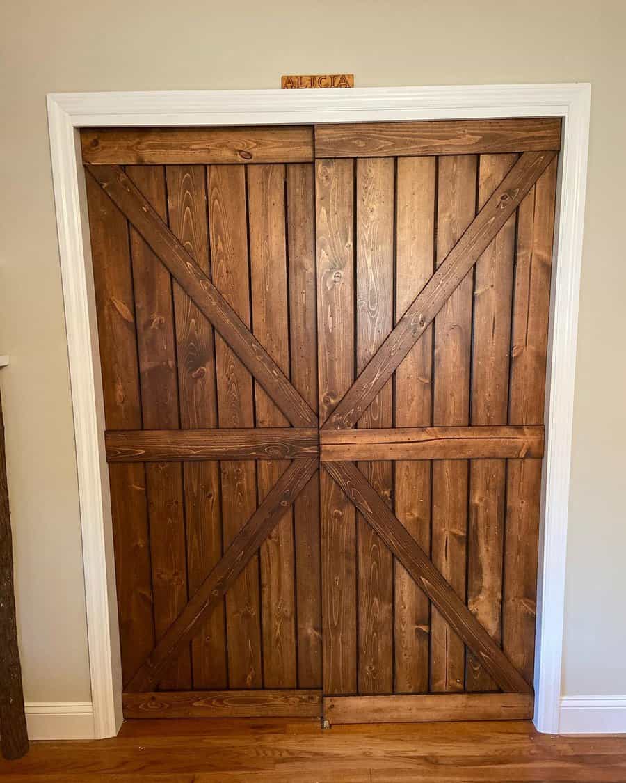 Wood Closet Door Ideas Engrainedwoodwork