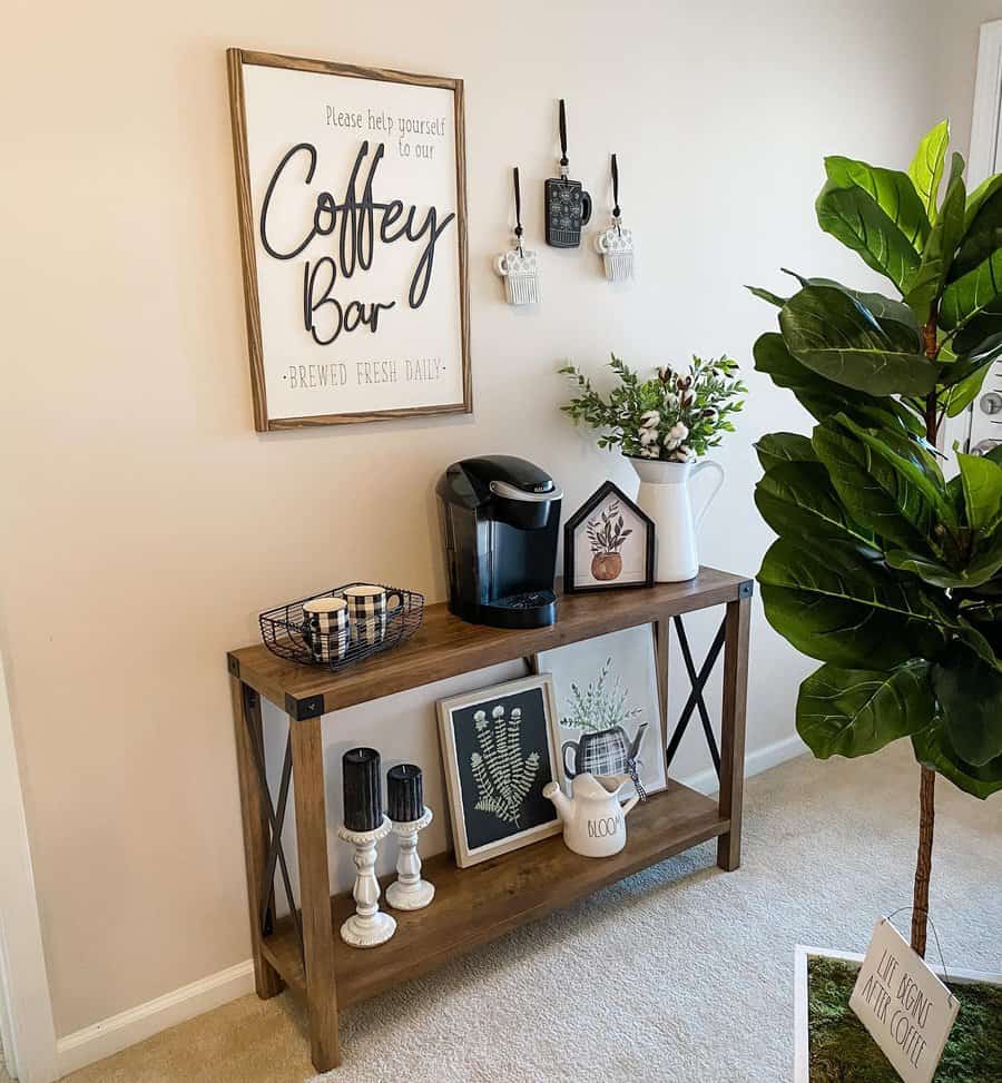 Wood Coffee Bar Ideas Nowdesigndecor