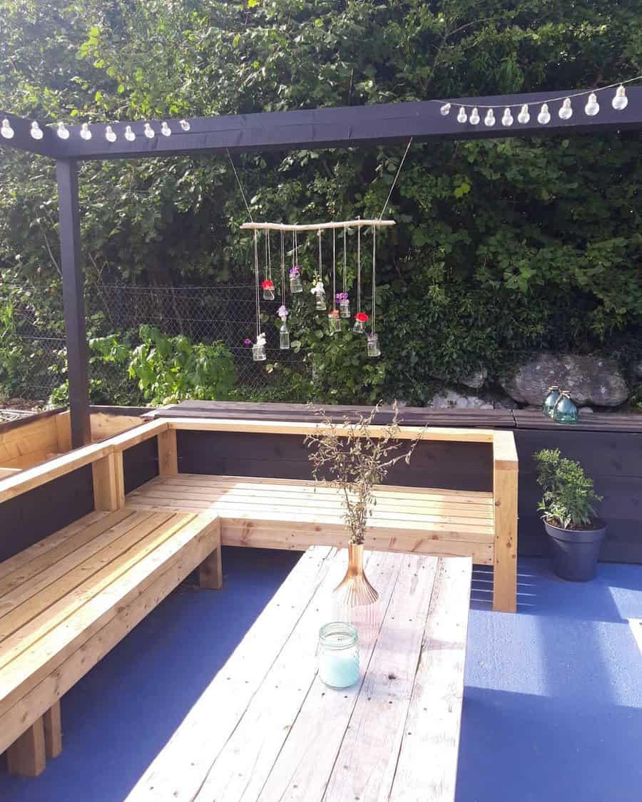 Wood Deck Bench Ideas Canidiyit