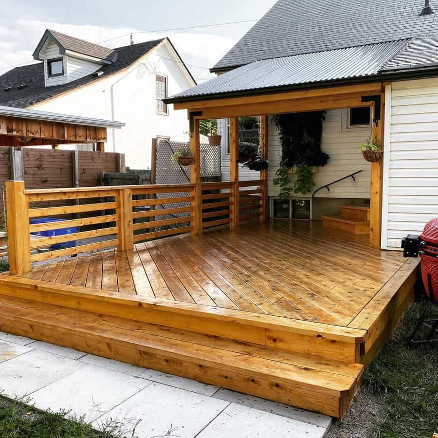 Wood Deck Railing Ideas Mikesmithoneword