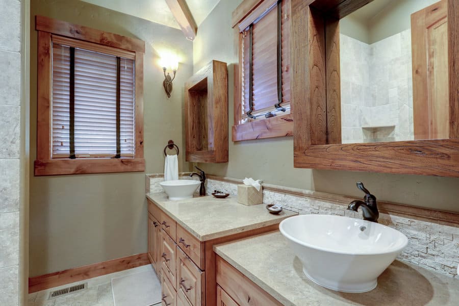 Wood Frame Bathroom Mirror Ideas