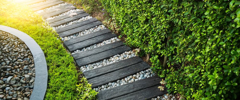 Wood Garden Path Ideas