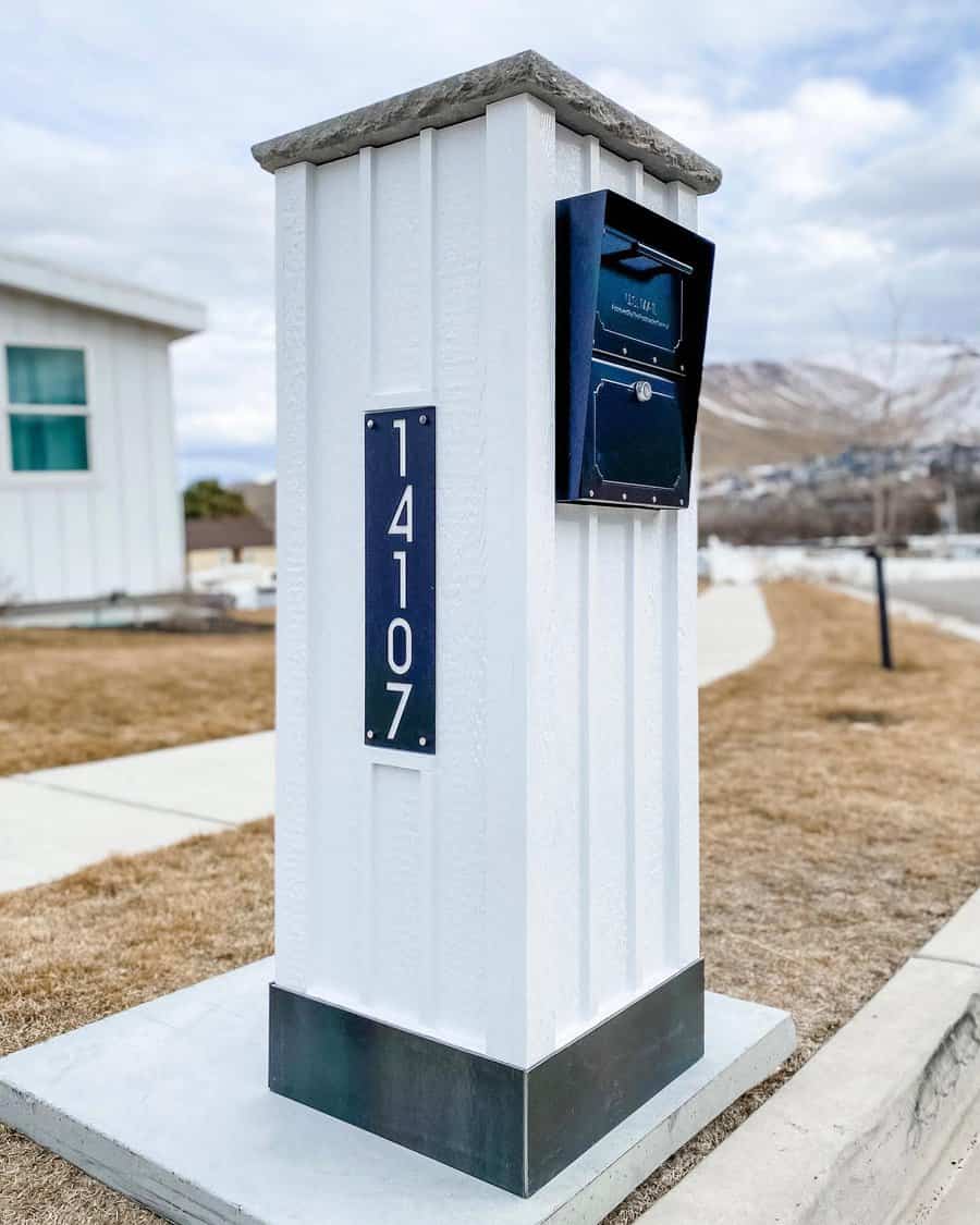 Wood Mailbox Ideas Summitmailbox