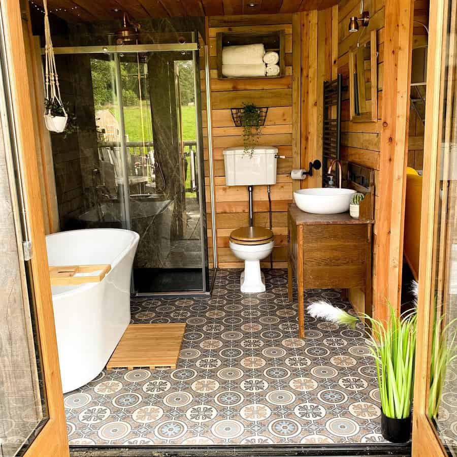 Wood Outdoor Bathroom Ideas Squirrelsnest