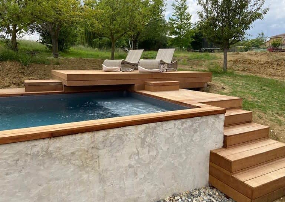 Wood Pool Coping Ideas Adrienoptionspiscine