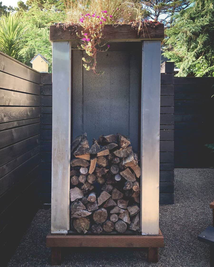 Wood Shed Firewood Storage Ideas Foulweather Cottage