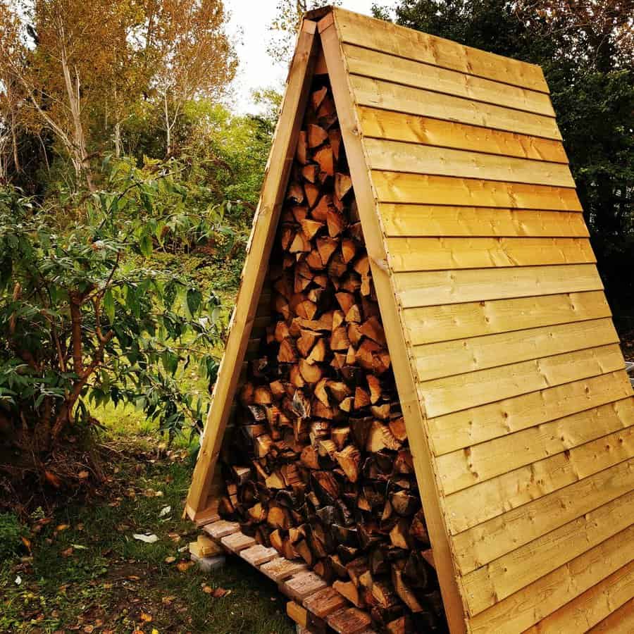 Wood Shed Firewood Storage Ideas Jan Lauridsen