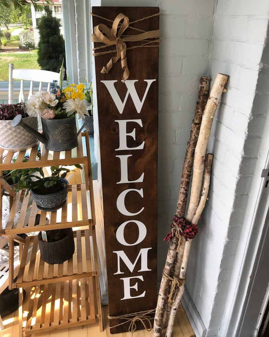 Wood Welcome Sign Ideas Antlertradingpost