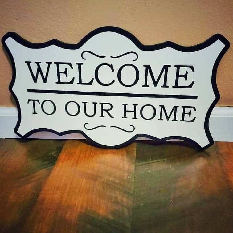 Wood Welcome Sign Ideas Moderngrainwoodworks