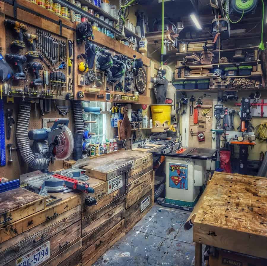 Workshop Garage Man Cave Ideas Jmlwoodcraft